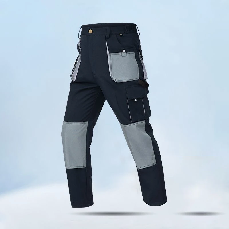 Мужские многофункциональные рабочие брюки с несколькими карманами - Фотография_6