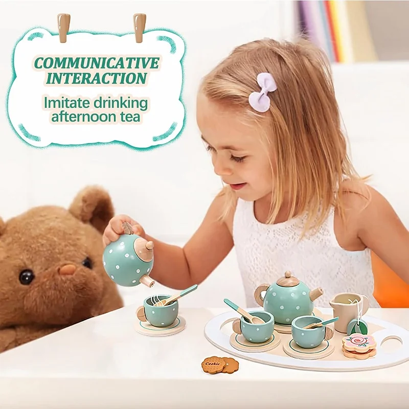 Деревянный чайный сервиз для маленьких - Фотография_5