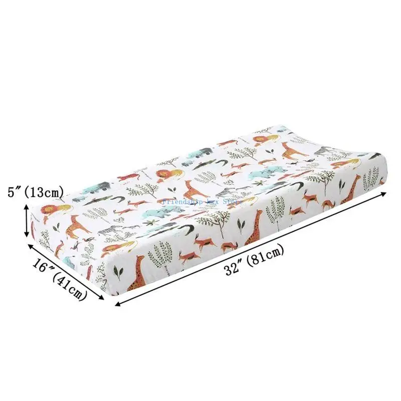 F1cb baby maneing pad cover с цветочным принтом - Фотография_6