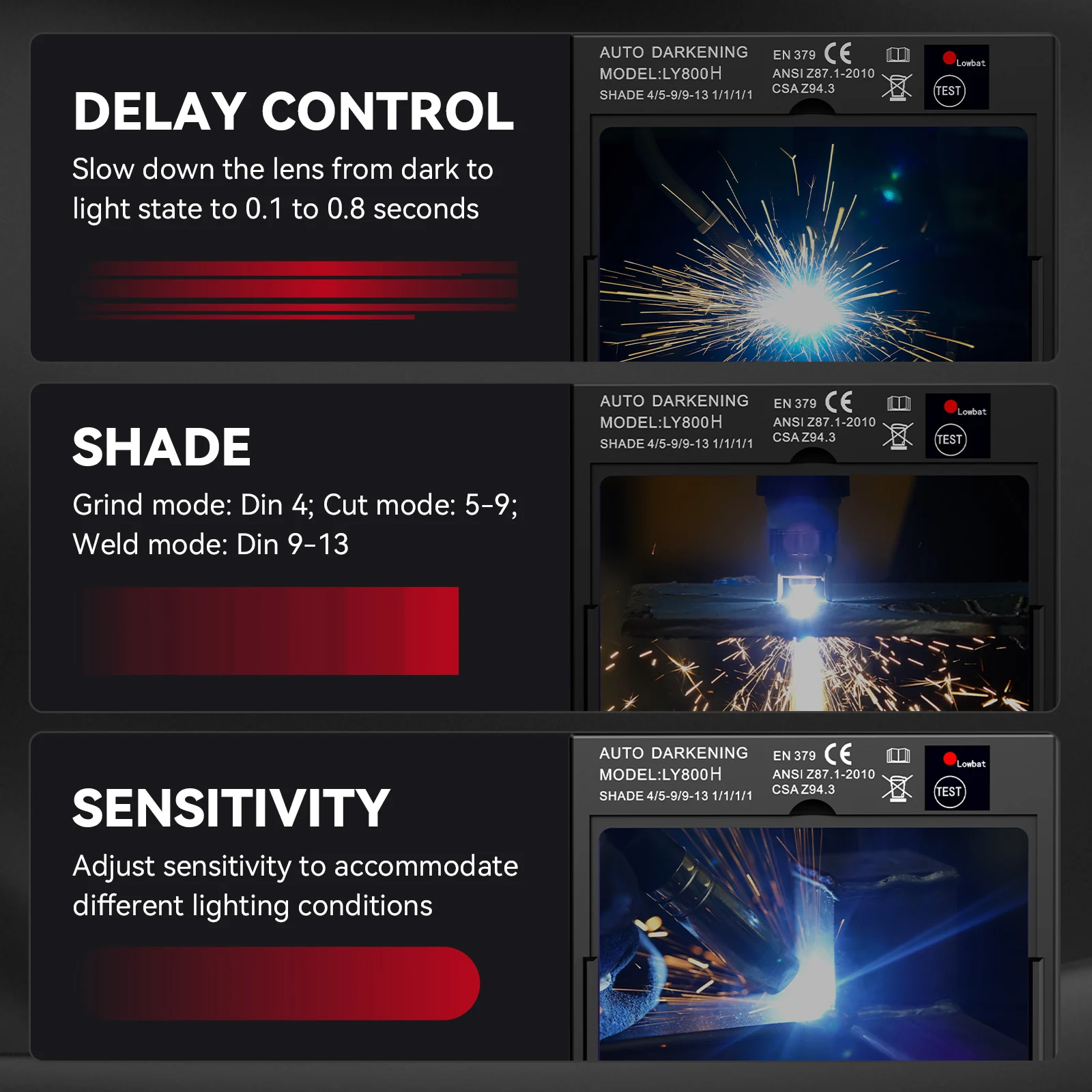 Arccaptain welding mask 4 arc sensor - Фотография_5