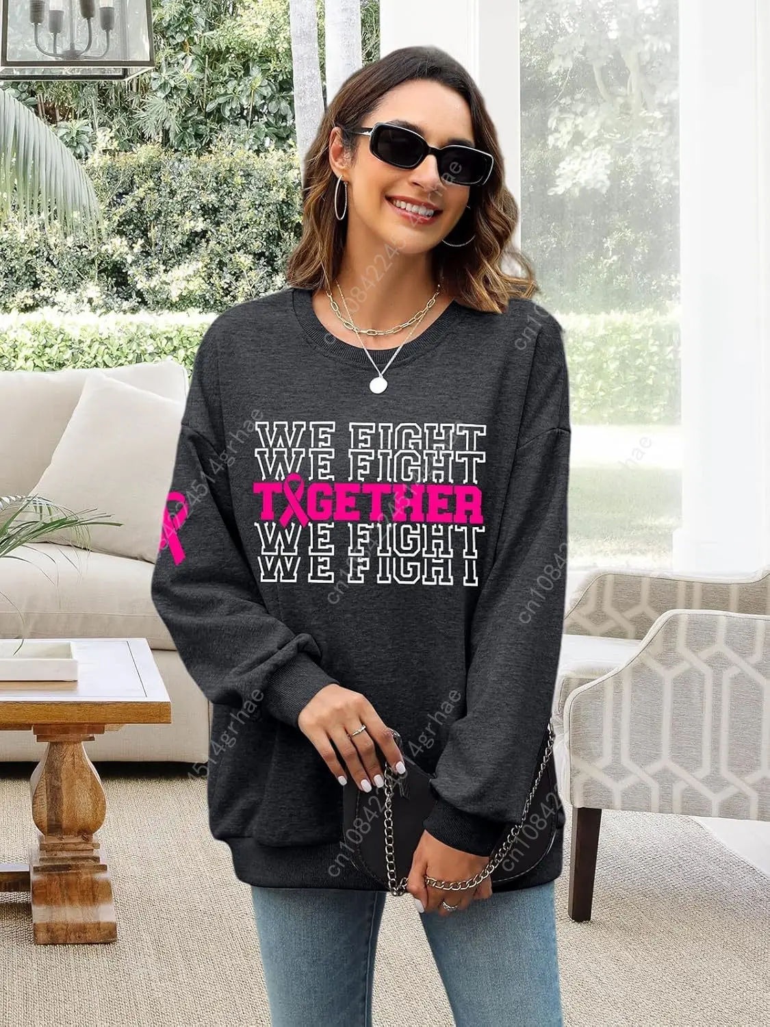 Толстовка с информацией о раке молочной железы - Фотография_2