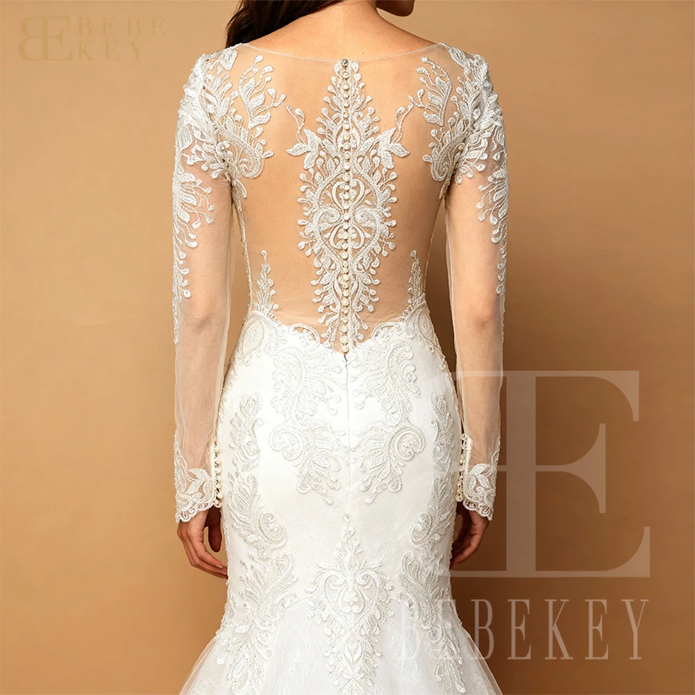 Bebekey женское кружевное свадебное - Фотография_4