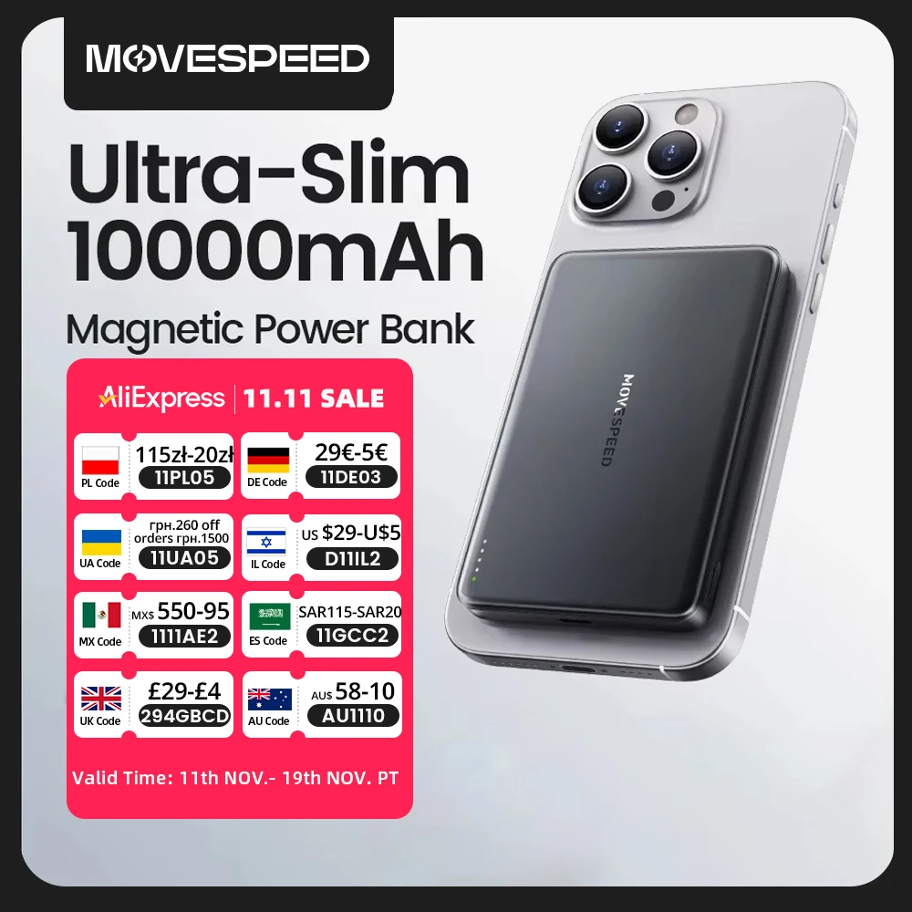 Movespeed s10 тонкий магнитный