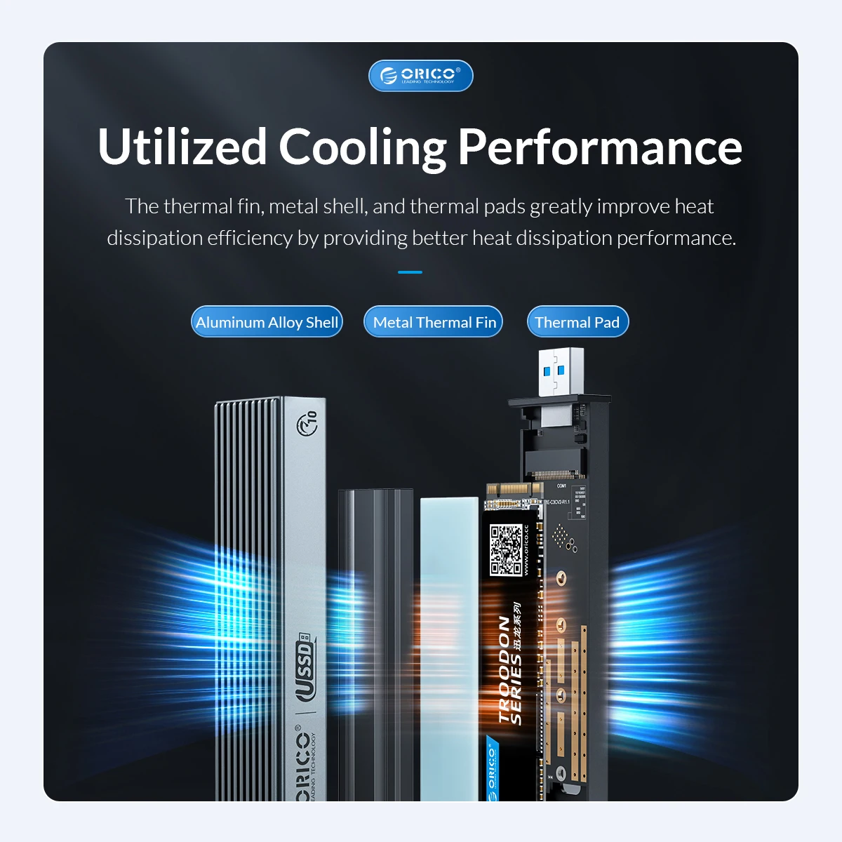 Orico 2 в 1 usb a type-c с двойным интерфейсом m - Фотография_5