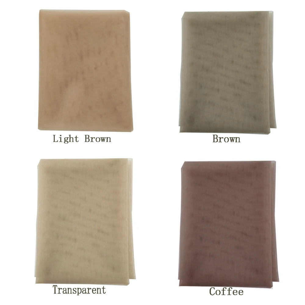 1 ярд швейцарской кружевной сетки для изготовления парика - Фотография_2