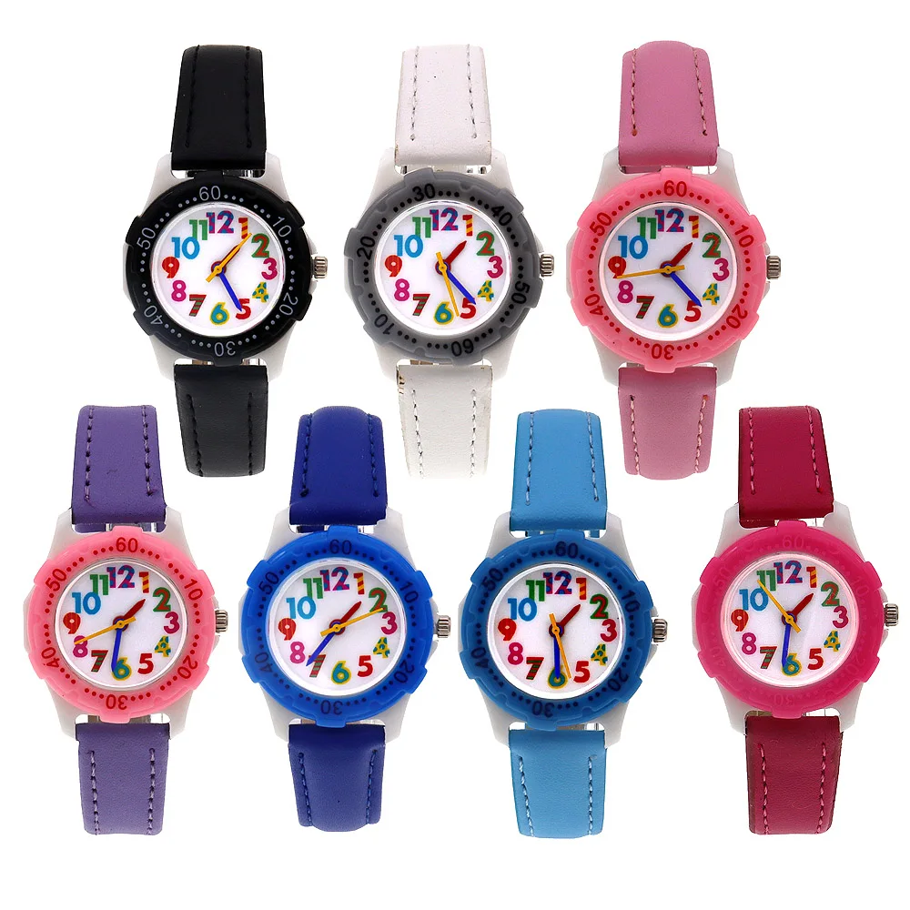 Детские часы с цветным циферблатом - Фотография_4