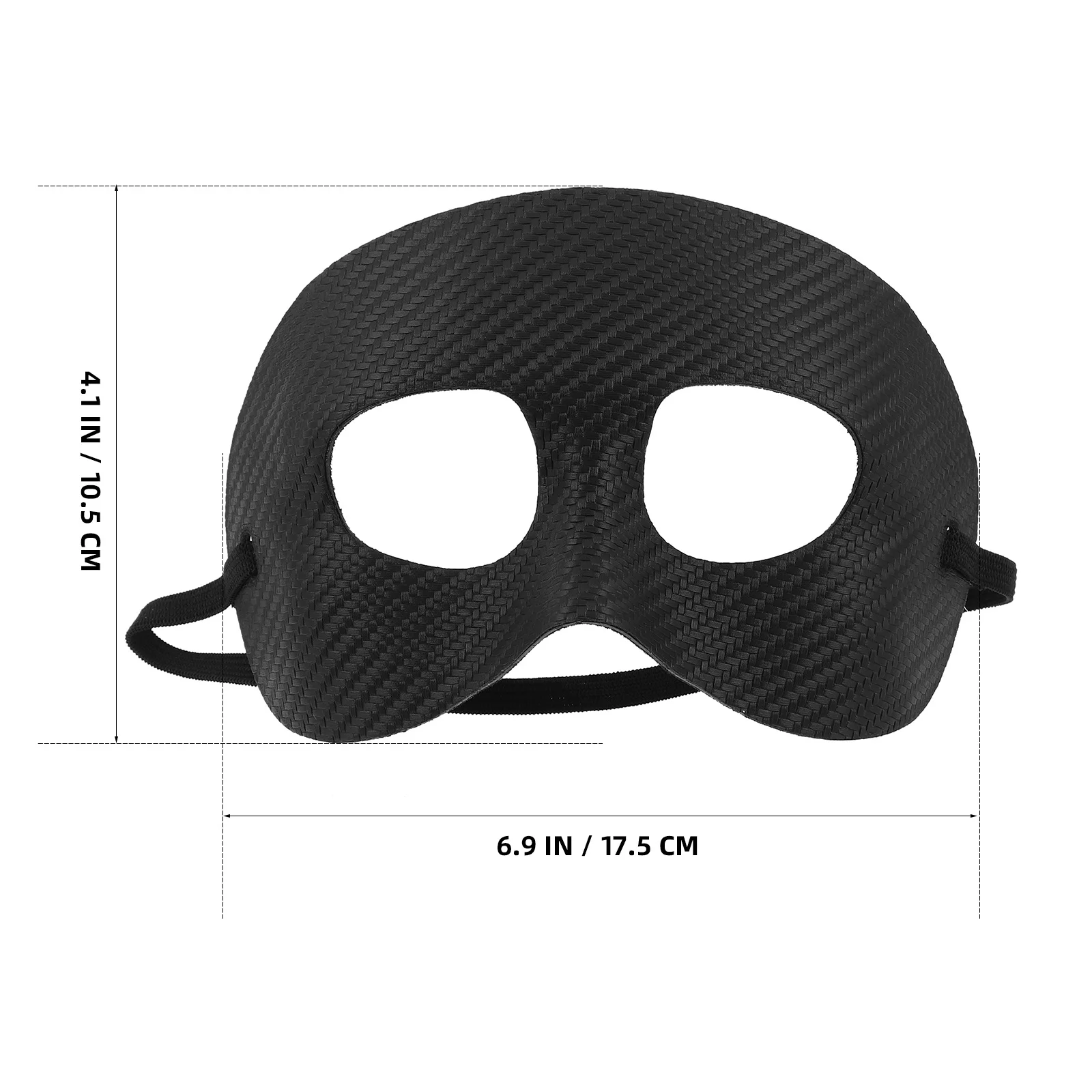 Защитная черная спортивная маска для носа и щек для мужчин - Фотография_6