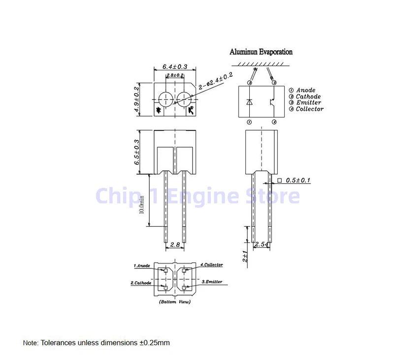 Светоотражающий фотоэлектрический переключатель itr20001/t dip - Фотография_4