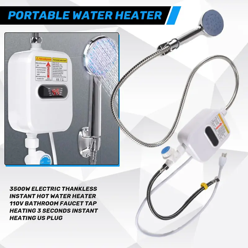 Электрический безрезервуарный мгновенный водонагреватель - Фотография_2