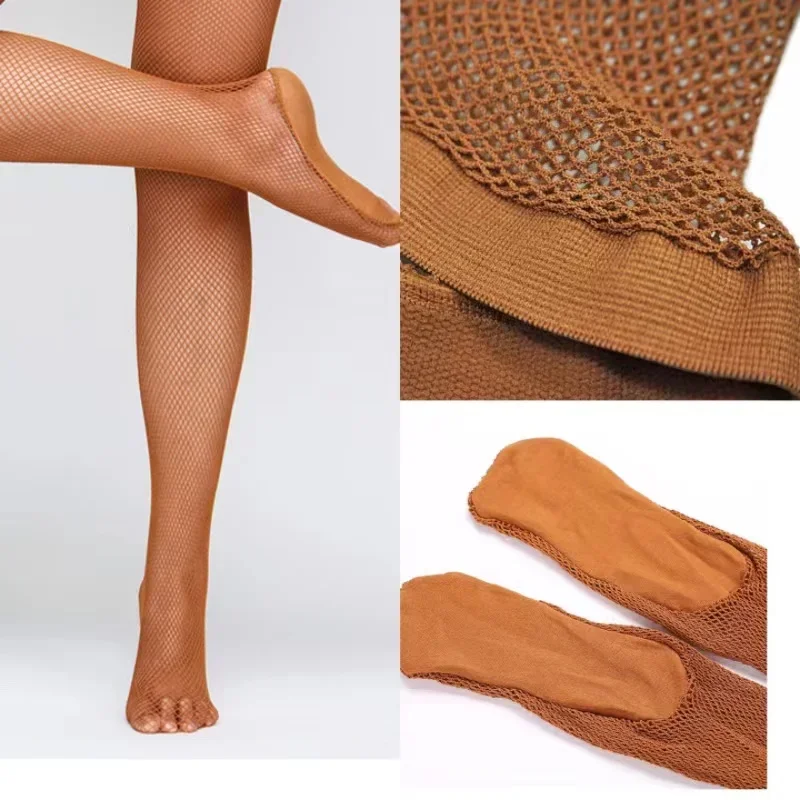 Профессиональные ажурные collants с жесткой сеткой