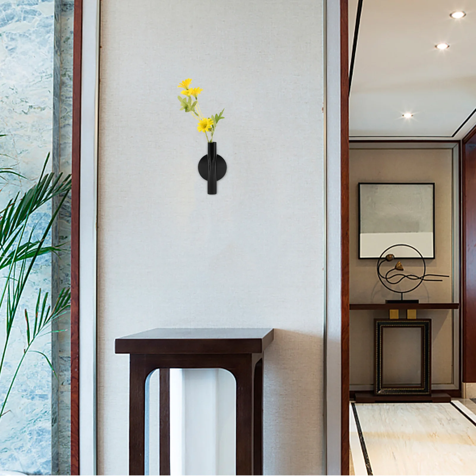 Металлическая настенная ваза в скандинавском стиле - Фотография_6