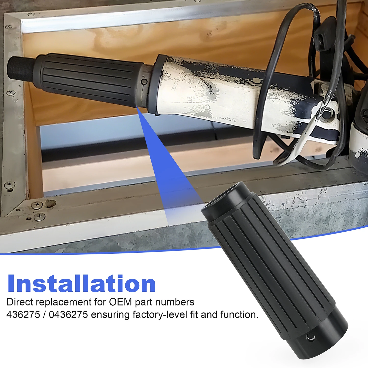 Ручка подвесного двигателя и спираль - Фотография_5