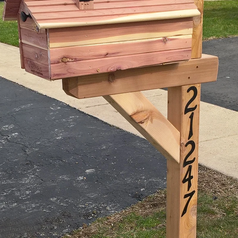 Черный, 101 мм, внешний номер дома - Фотография_2