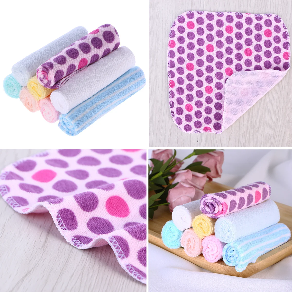 Хлопковые детские полотенца для лица - Фотография_4