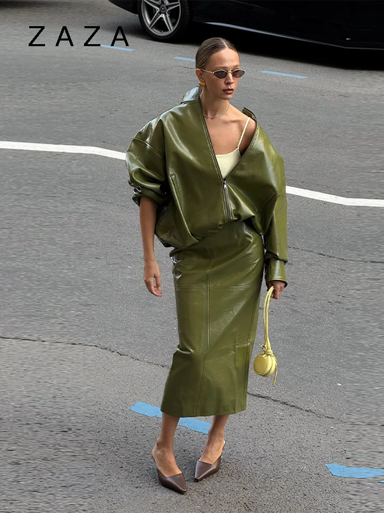 Куртка из искусственной кожи