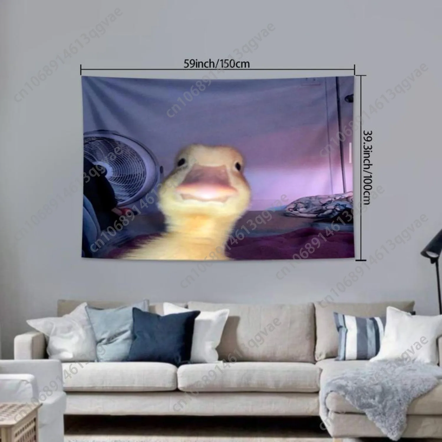 Милый гобелен с узором утки - Фотография_4