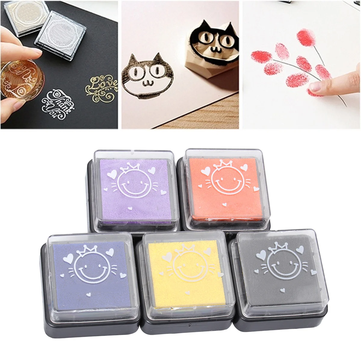 Красочные чернильные подушечки для пальцев - Фотография_3