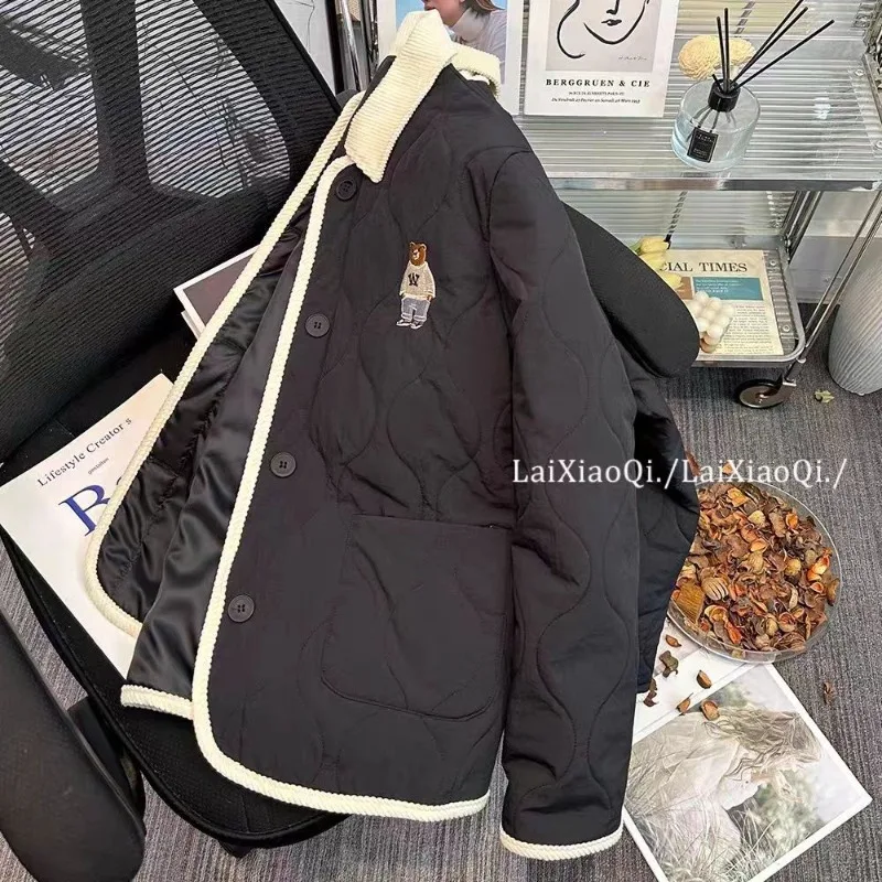 Женское хлопковое пальто с отложным - Фотография_6