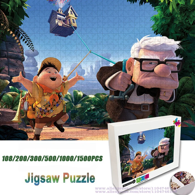 Аниме up puzzle jigsaw 108/200/300/500/1000/1500 шт. игрушки «сделай сам»