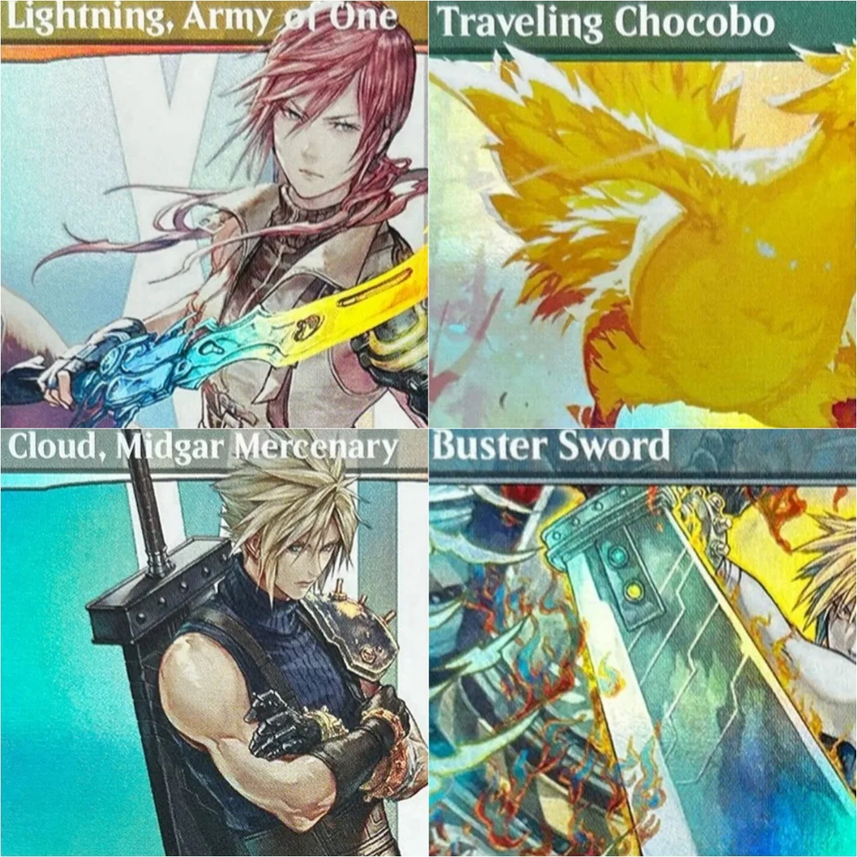 Фольгированный fin [traveling chocobo/vivi