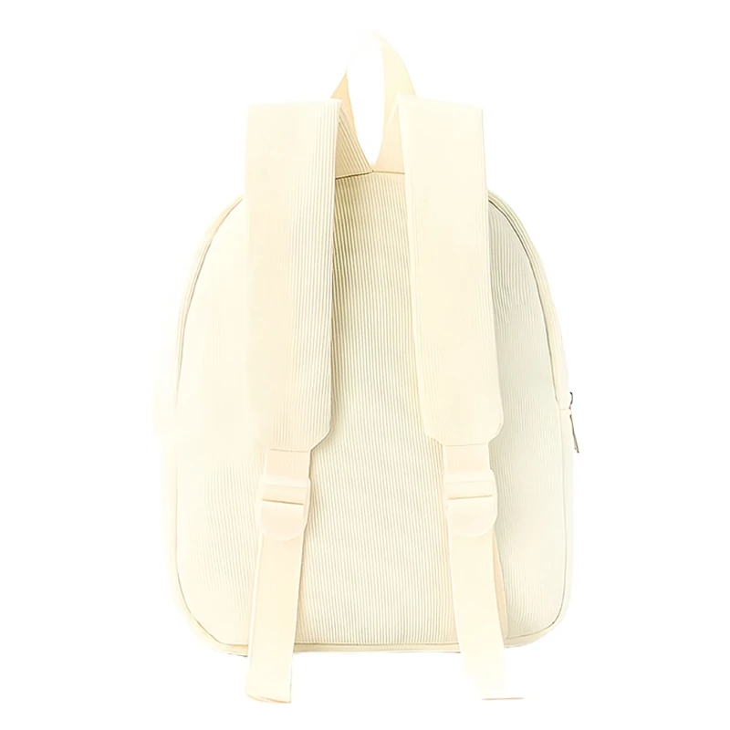 Вельветовый рюкзак с медвежьими деталями - Фотография_5