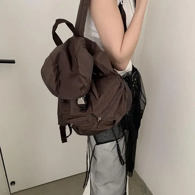 Новый стиль коричневый рюкзак с
