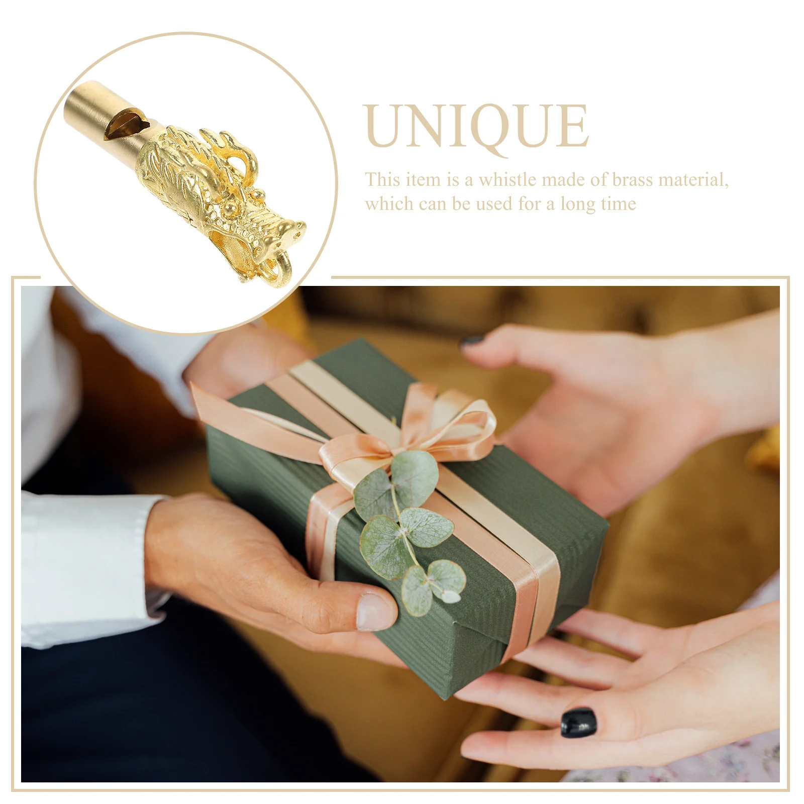 Свисток дракона, латунный кулон, - Фотография_3