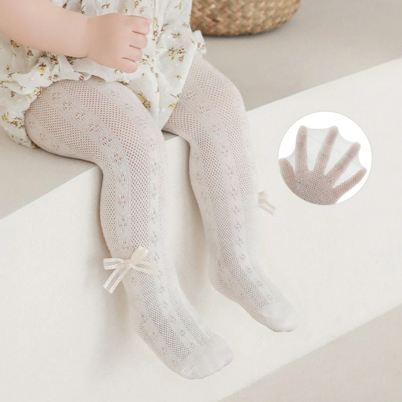 Летние сетчатые тонкие колготки - Фотография_2