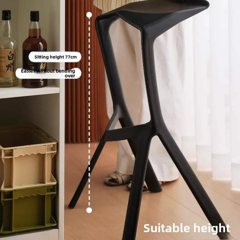 Скандинавский современный барный стул - Фотография_3