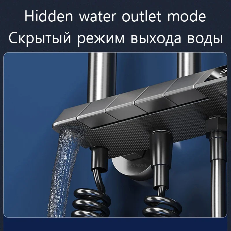 Душевая система для ванной комнаты с пианино-клавишами - Фотография_3