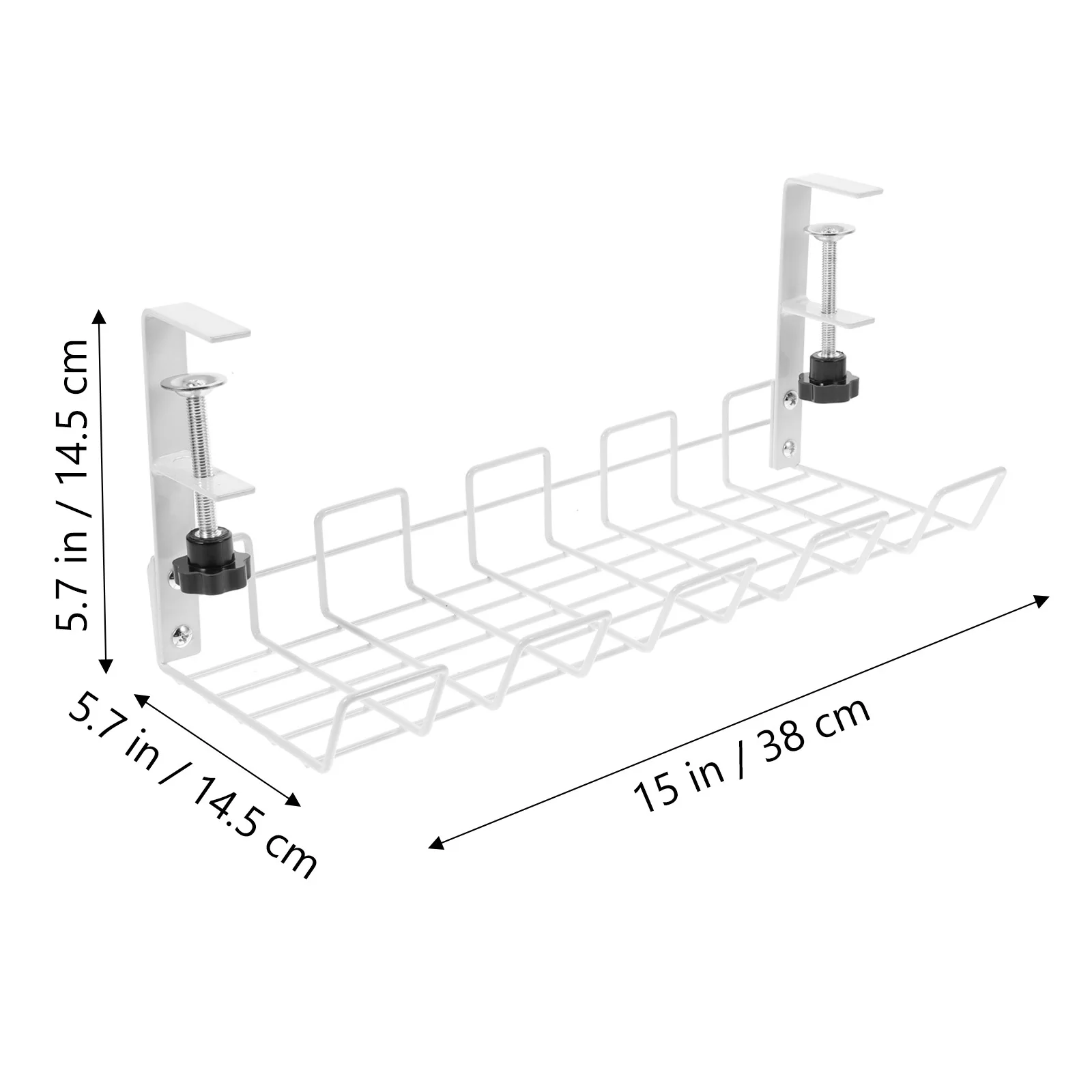 Поставка для прокладки кабелей из углеродистой стали под столом - Фотография_5
