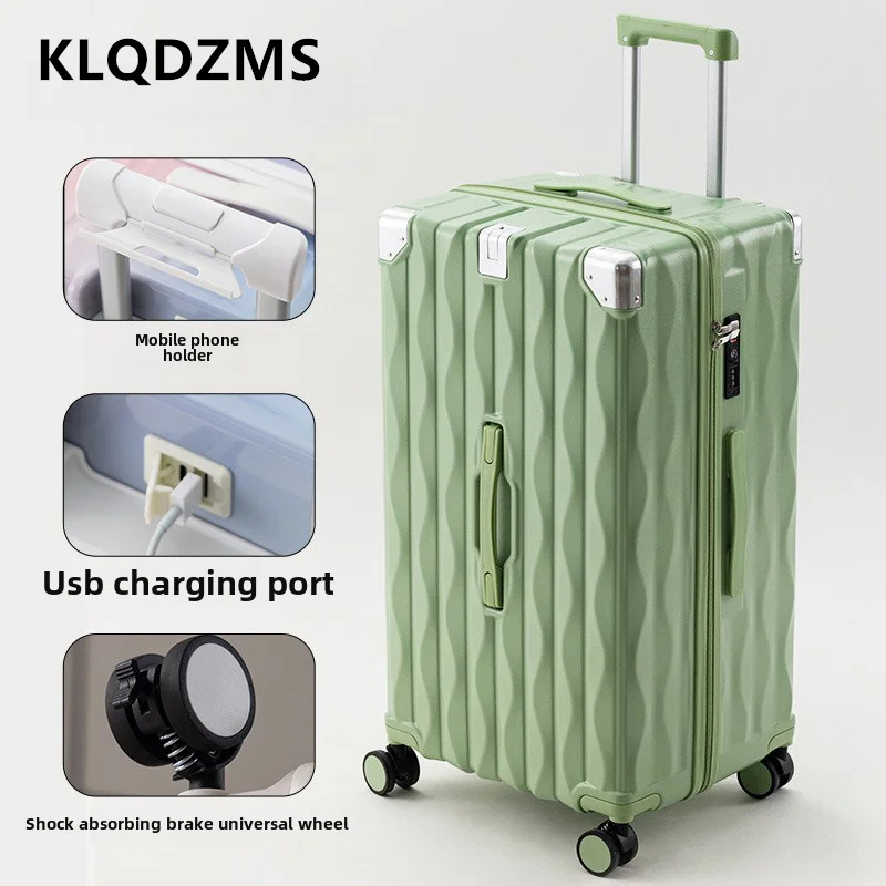Klqdzms чемодан на колесах 24 "26" - Фотография_5