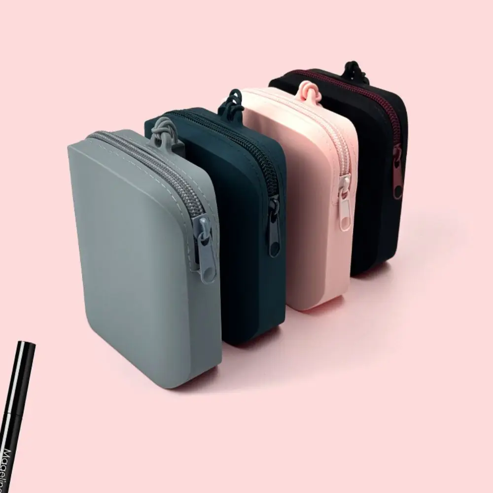 Сплошной цвет, силиконовая косметичка - Фотография_4