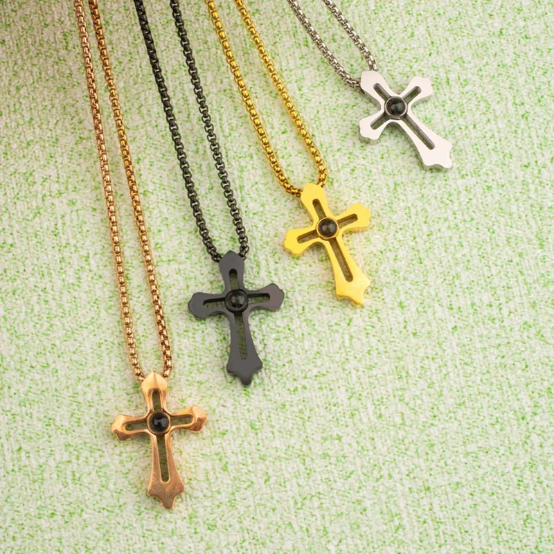 Ожерелье с фото и проекцией креста - Фотография_5