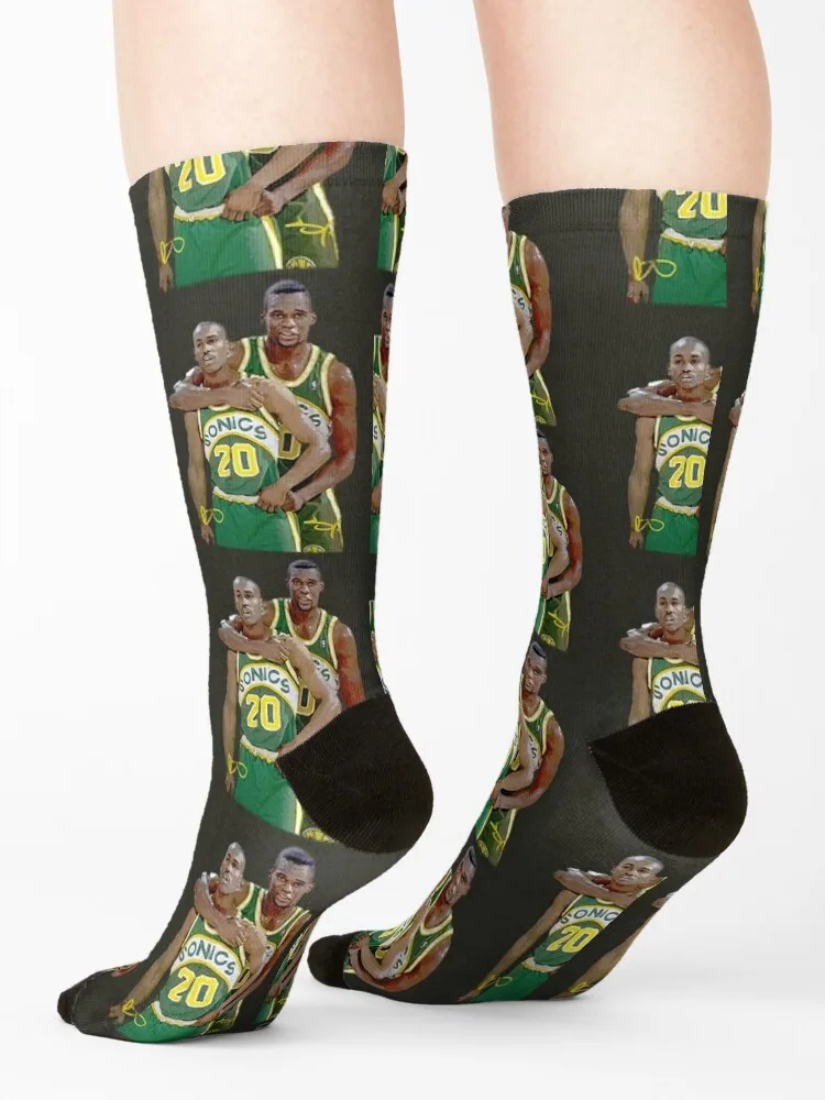 Футболка shawn kemp gary payton seattle sonics - Фотография_4