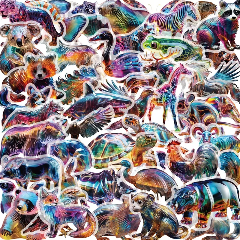 Цветные стеклянные животные