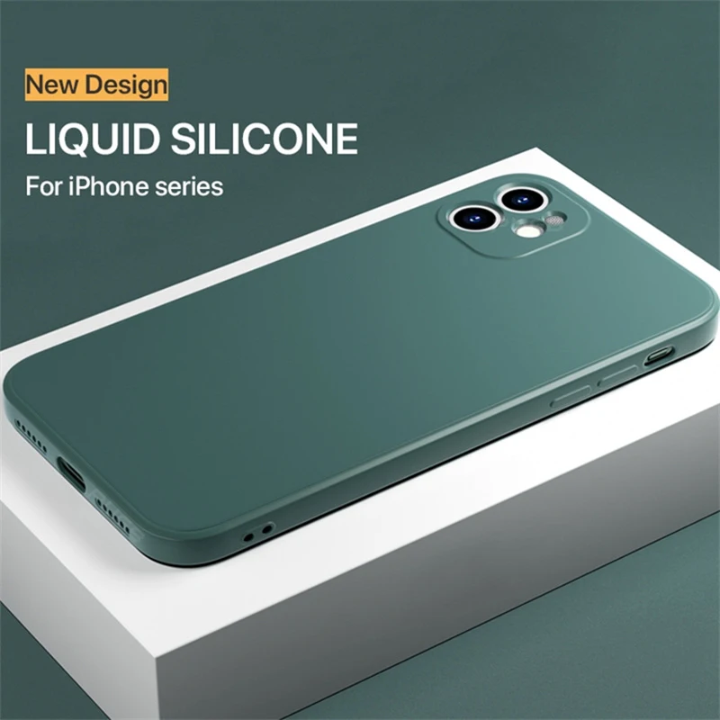 Роскошный противоударный чехол из жидкого силикона для iphone 17 - Фотография_4