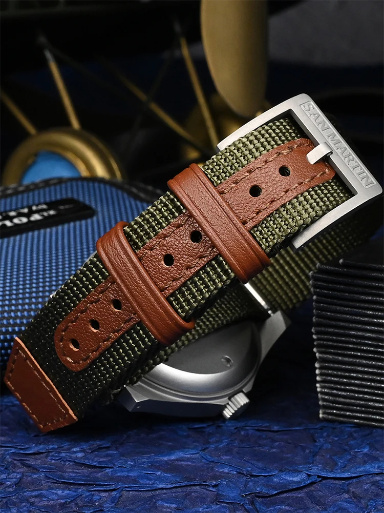 San martin 38 мм nh35 полевые автоматические - Фотография_4