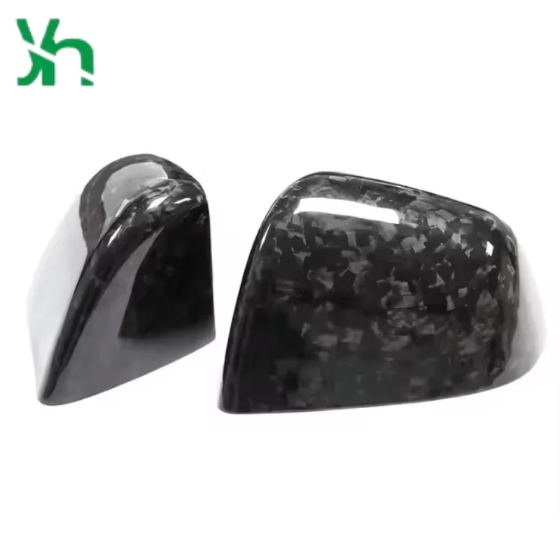 Крышка зеркала из углеродного волокна в стиле усилителя с матовой отделкой - Фотография_3