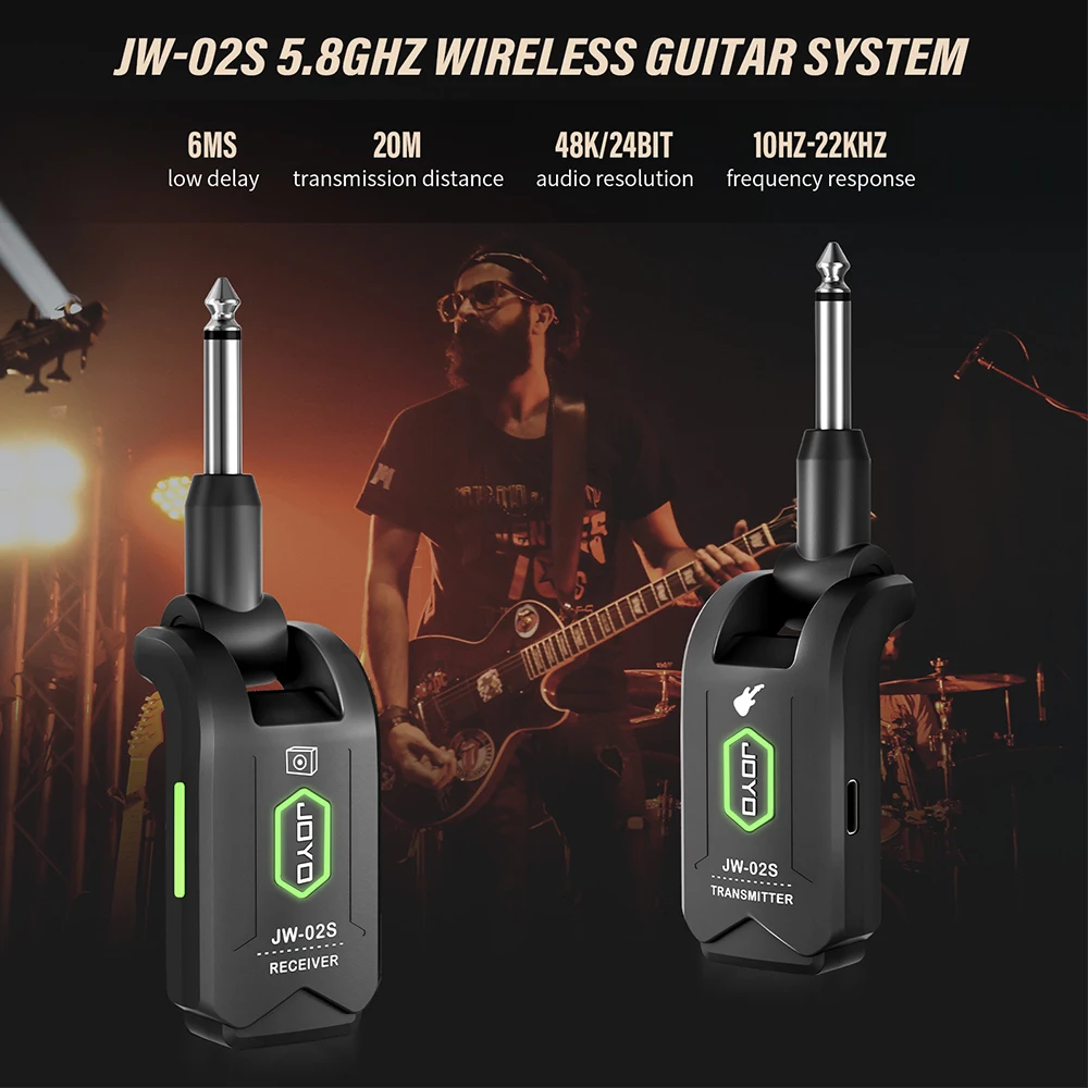 Joyo jw-02s беспроводная гитарная система 5 - Фотография_4