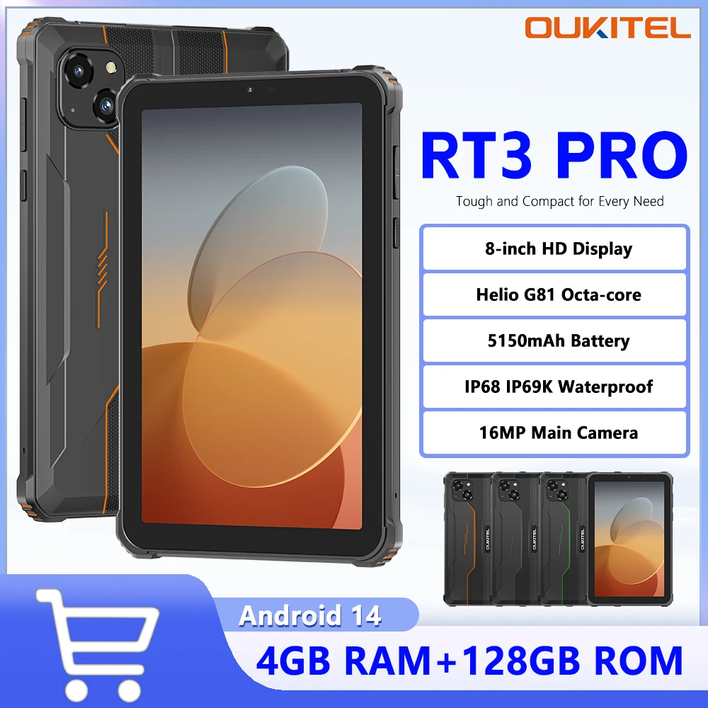 Прочный планшет oukitel rt3 pro