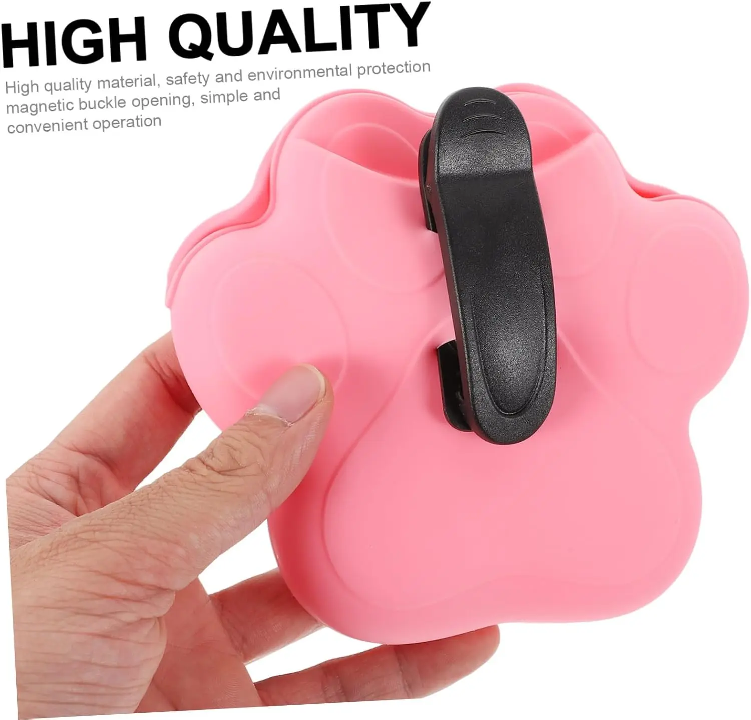 Силиконовая поясная сумка для лакомств для дрессировки собак - Фотография_5