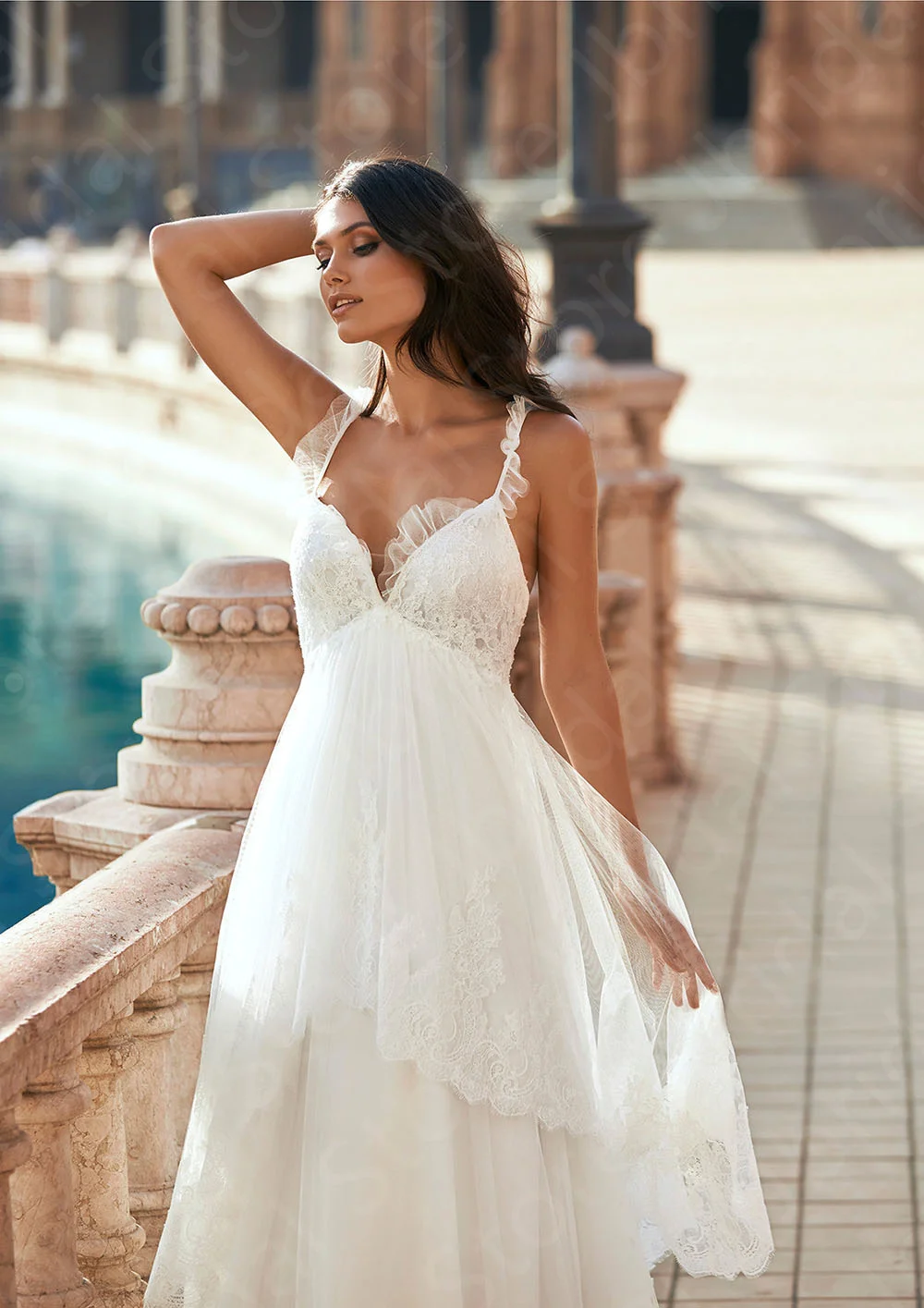 Очаровательные свадебные платья в стиле ампир по индивидуальному заказу - Фотография_4