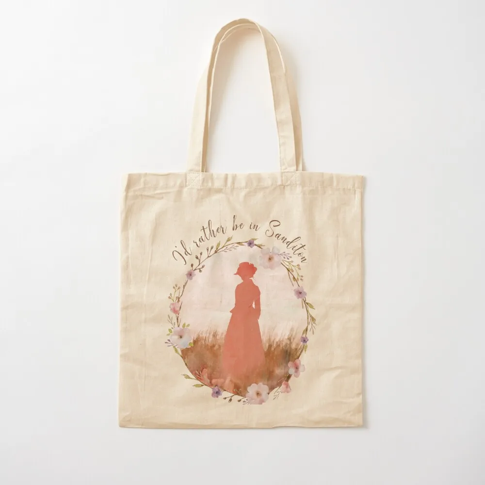Sanditon seaside tote bag сумки