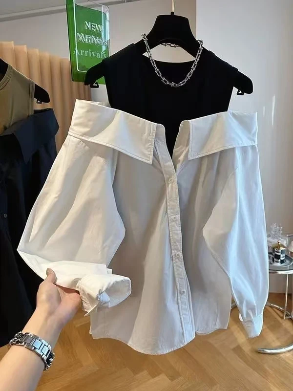 Новые блузки с открытыми плечами