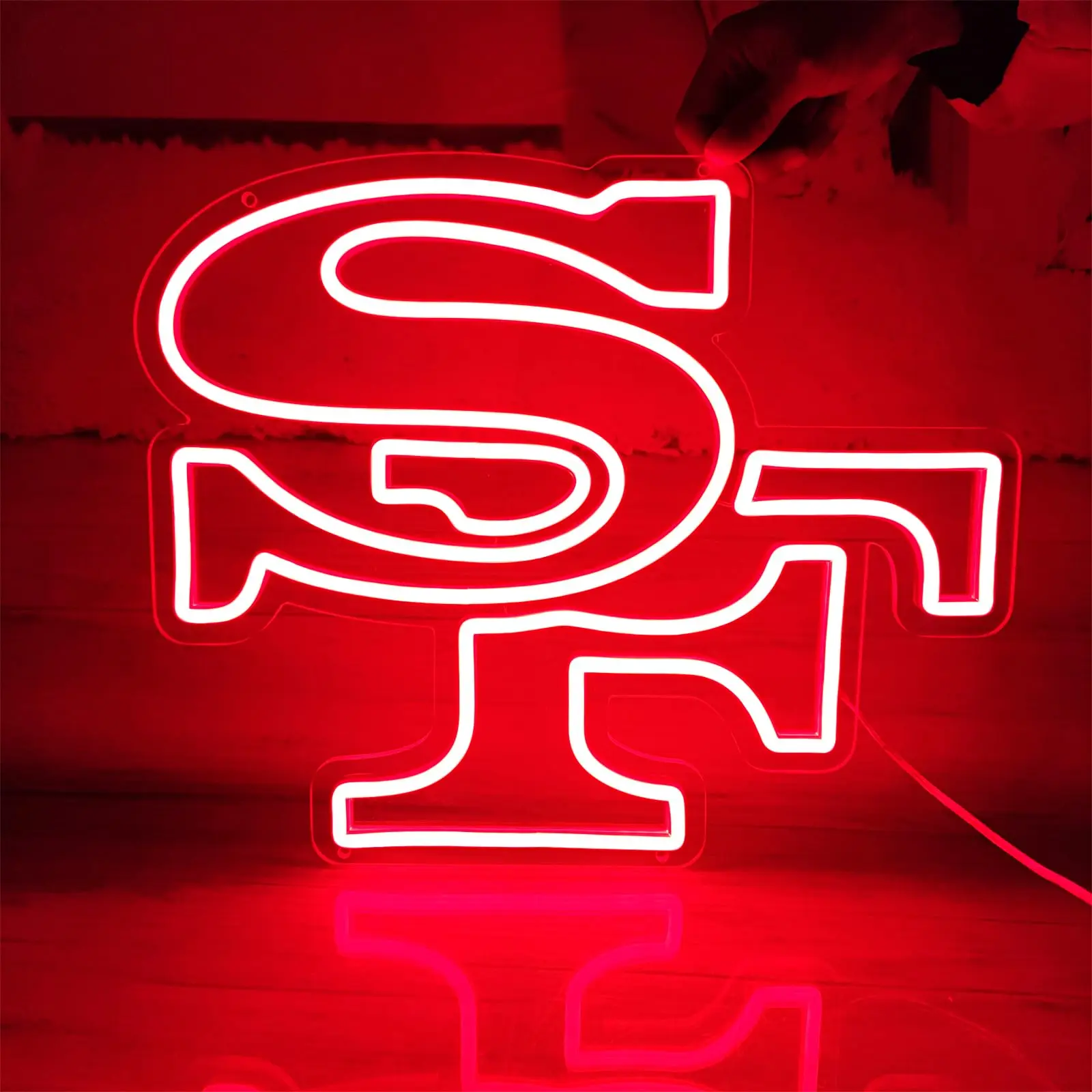 Неоновая вывеска 49er football 15 - Фотография_5