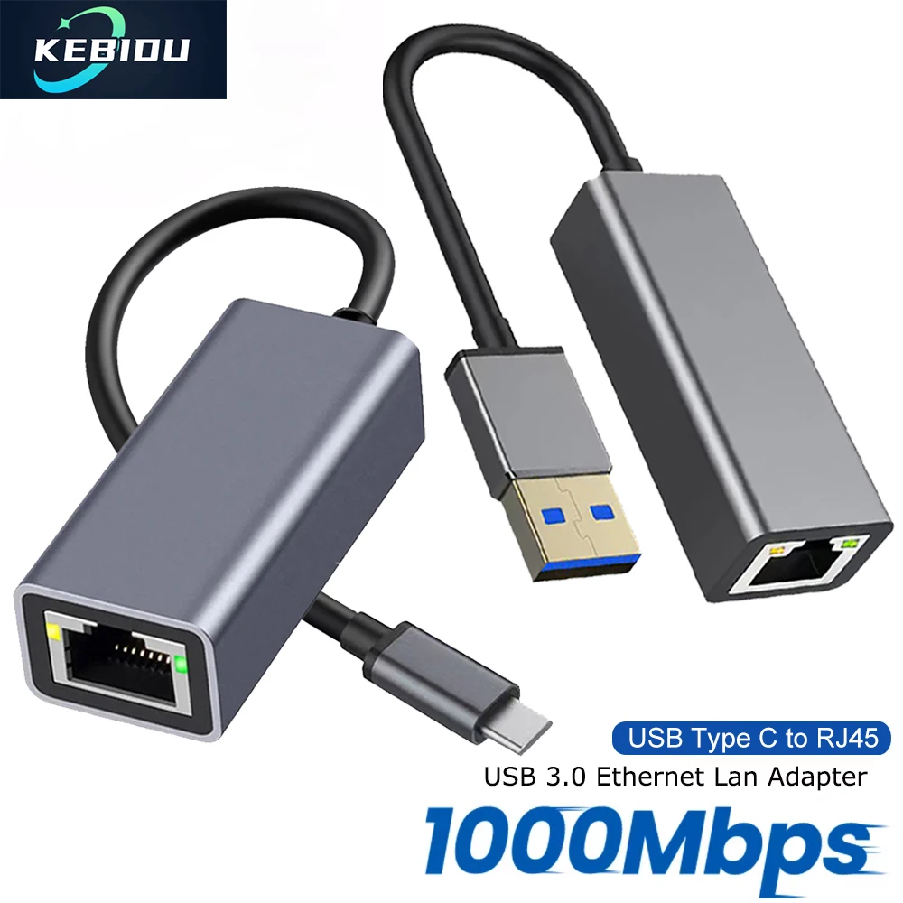 Usb type c проводной ethernet-гигабитный адаптер 1000 мбит/с usb3