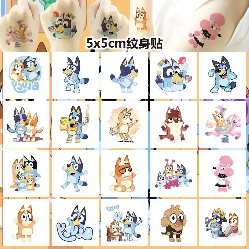 Новые 5x5 см голубые татуировки - Фотография_2