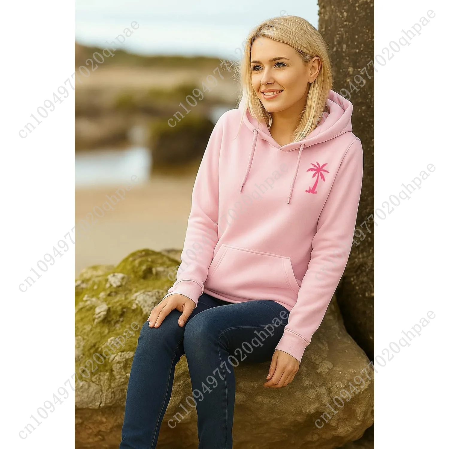 Толстовки с рисунком palm для женщин и девочек - Фотография_5