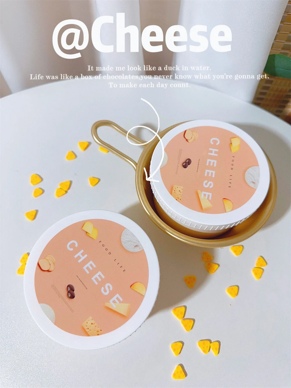 Масло, сыр, молочная крышка · игрушечная грязь - Фотография_2